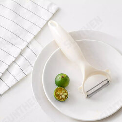 Vegetable Fruit Peeler Stainless Steel Multifunction Kitchen Hand Peeling Tool Beige Vegetable Fruit Peeler Stainless Steel Multifunction Kitchen Hand Peeling Tool Beige