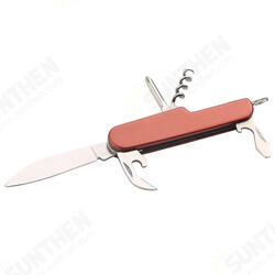 5 in 1 Stainless Steel Multifunction Folding Knife Opener Fishing Line Cutter Tool 5 in 1 Stainless Steel Multifunction Folding Knife Opener Fishing Line Cutter Tool