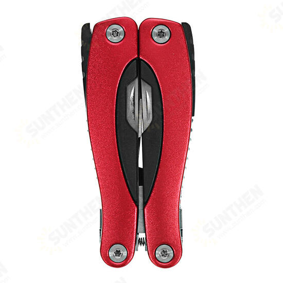 9 in 1 Stainless Steel Multifunction Fishing Pliers Folding Knife Screwdriver Opener Tools