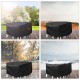 125*125*74CM Cube Garden Furniture Cover Rattan Table Set Cover 600D Heavy Duty Oxford Fabric Patio Set Cover Rattan Furniture Cover