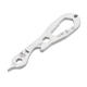 Ti1705 Pure Titanium Outdoor Camping Multifunctional Tools Hex Wrench Bottle Opener Spanner Flat Screwdriver