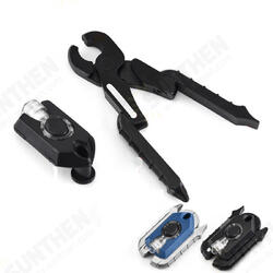 Multi-function Folding Pliers Mini EDC Bicycle Repair Tool with LED Light Outdoor Survival Camping Tools Multi-function Folding Pliers Mini EDC Bicycle Repair Tool with LED Light Outdoor Survival Camping Tools