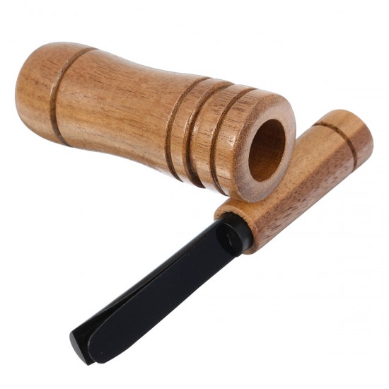 Outdoor Camping EDC Whistle Wooden Hunting Whistle Wild Duck Goose Calling Tool Kit