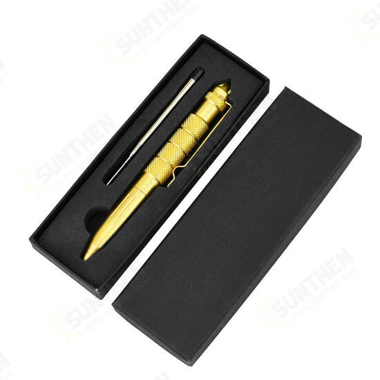 Outdoor Tactical Pen Multifunctional Tungsten Steel EDC Safety Survival Emergency Tool Kit With Refill