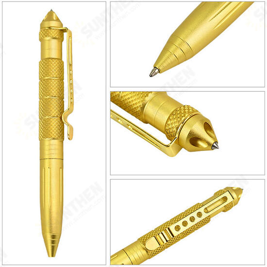 Outdoor Tactical Pen Multifunctional Tungsten Steel EDC Safety Survival Emergency Tool Kit With Refill