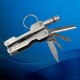 10 in 1 Aluminum 101mm Fishing Pliers Multifunction LED Lights Knife Fishing Line Cutter Tools