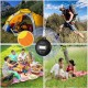 Solar Ultrasonic Anti Mosquito Tools Electronic Bug Insect Mosquito Repeller Portable Compass For Outdoor Climbing Travel