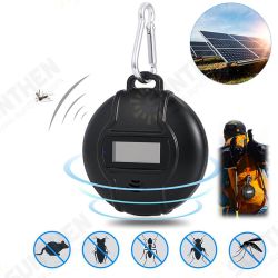 Solar Ultrasonic Anti Mosquito Tools Electronic Bug Insect Mosquito Repeller Portable Compass For Outdoor Climbing Travel Solar Ultrasonic Anti Mosquito Tools Electronic Bug Insect Mosquito Repeller Portable Compass For Outdoor Climbing Travel