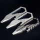 4-in-1 EDC Mini Multitools Pocket Keychain Wrench Slotted Screwdriver Bottle Opener Portable Outdoor Camping Climbing