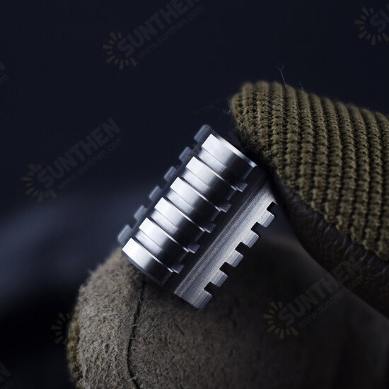 Titanium Beads EDC Self-luminous Rope Cord Bead Paracord Bead Pendant Never Rusted Knife Cord Outdoor Camping Climbing