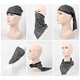 Unisex Dustproof Triangle Breathable Ice Silk Head Scarf Multifunction Cycling Windproof Seamless Face Mask