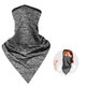 Unisex Dustproof Triangle Breathable Ice Silk Head Scarf Multifunction Cycling Windproof Seamless Face Mask