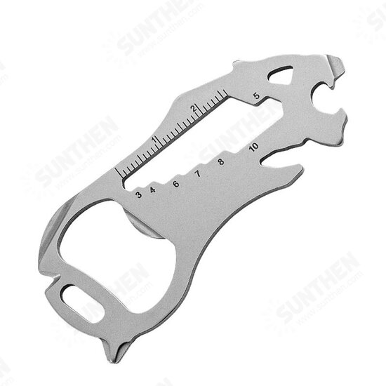 7-in-1 Pocket Multi-tool Multifunction Military Card Shape EDC Tools Screwdriver For Outdoor Survival Camping