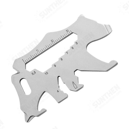 7-in-1 Pocket Multi-tool Multifunction Military Card Shape EDC Tools Screwdriver For Outdoor Survival Camping