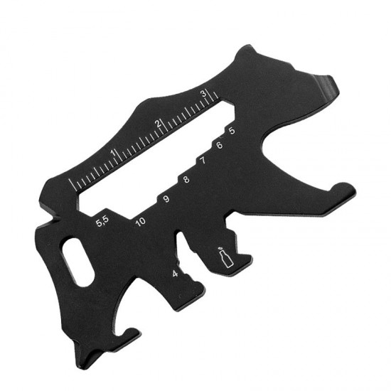 7-in-1 Pocket Multi-tool Multifunction Military Card Shape EDC Tools Screwdriver For Outdoor Survival Camping