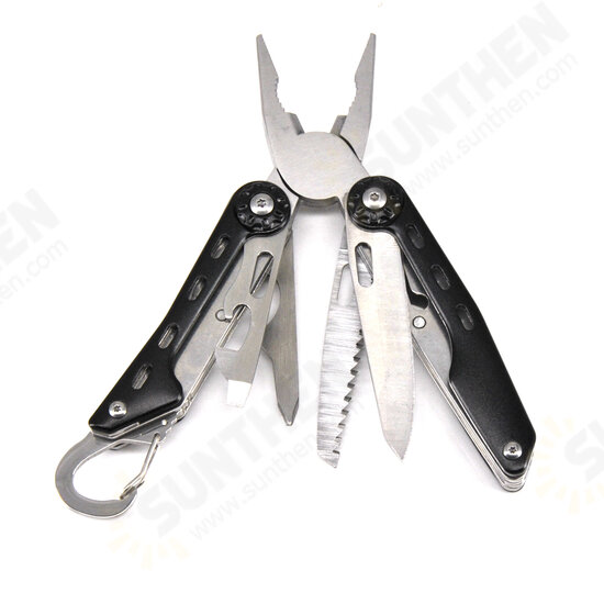 168mm Stainless Steel Multifunctional Folding Pliers Portable Hanging Knife Outdoor Survival Tool