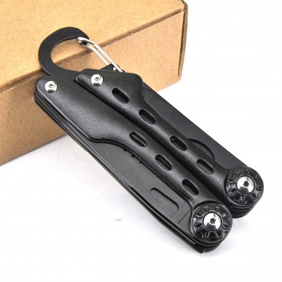 168mm Stainless Steel Multifunctional Folding Pliers Portable Hanging Knife Outdoor Survival Tool