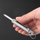 98mm 6061 Aviation Aluminum Alloy Mini Folding Knife Tactical Portable Survival Tool With Keychain