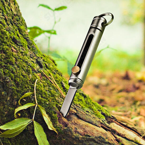 98mm 6061 Aviation Aluminum Alloy Mini Folding Knife Tactical Portable Survival Tool With Keychain