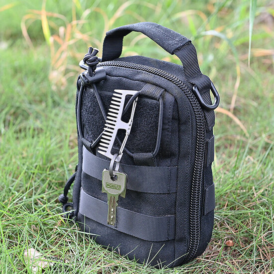 Pure Titanium Comb Keychain Anti-Static Lightweight Carabiner Mountaineering Buckle Outdoor Travel Mountaineering Portable Hanging Buckle Pure Titanium Comb Keychain Anti-Static Lightweight Carabiner Mountaineering Buckle Outdoor Travel Mountaineering Portable Hanging Buckle