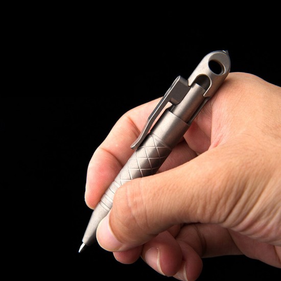 Titanium Alloy Multifunctional Tactical Pen Detachable Switch Tungsten Steel Window Breaking EDC Writing Pen