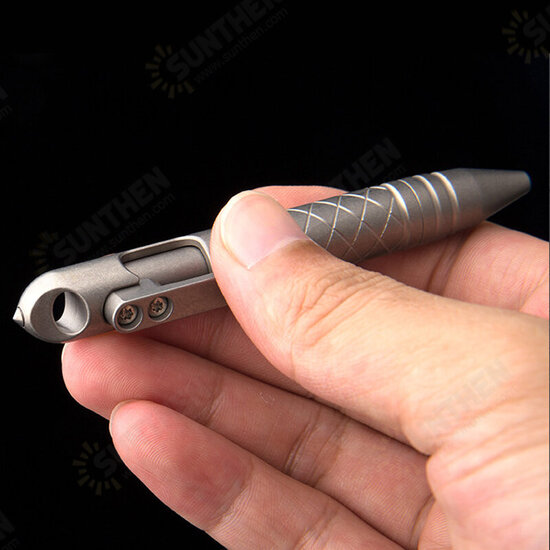 Titanium Alloy Multifunctional Tactical Pen Detachable Switch Tungsten Steel Window Breaking EDC Writing Pen