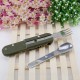 Multifunctional Stainless Steel Tableware Folding Fork Spoon Opener Blade Outdoor Camping Picnic