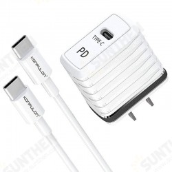 C32D 20W PD Charger Fast Charging with Type-C Charging Cable US EU Plug for iPhone Samsung Huawei Mate40 OnePlus 8 Pro C32D 20W PD Charger Fast Charging with Type-C Charging Cable US EU Plug for iPhone Samsung Huawei Mate40 OnePlus 8 Pro