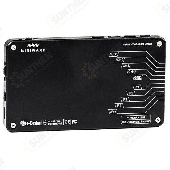 LA104 Digital Logics Analyzer 2.8 inch Screen 4 Channels Oscilloscope SPI IIC UART Programmable 100MHz Max Sampling Rate