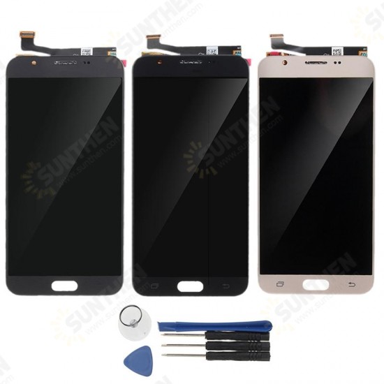 Full Assembly LCD Display+Touch Screen Digitizer Replacement With Repair Tools For Samsung Galaxy J7 2017