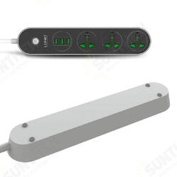 SC3301 Universal 3 Socket 3 USB Ports Type Pink Desktop Power USB Charger Power Strip SC3301 Universal 3 Socket 3 USB Ports Type Pink Desktop Power USB Charger Power Strip