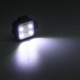 2Pcs USB Rechargeable Running Light Fluorescent Running Light Chest Light Comes with Two Headbands and Hand Straps