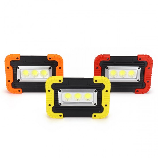380W Work Flood Light Rechargeable Portable COB LED Spot Lamp Outdoor Camping