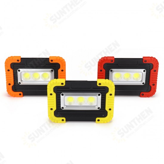 380W Work Flood Light Rechargeable Portable COB LED Spot Lamp Outdoor Camping