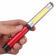 3W LED COB Pocket Pen Clip Light Work Inspection Lamp Magnetic Torch Flashlight