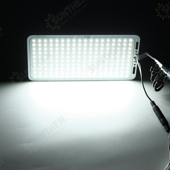 500W Adjustable 5M LED Fishing Lamp Car Camping Light Outdoor Barbecue White Light DC12V