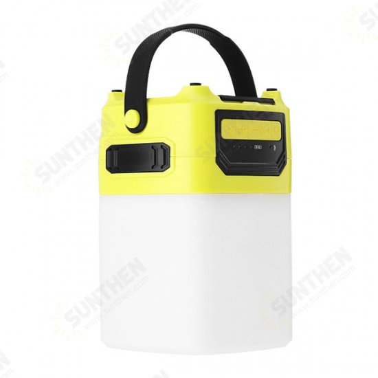 Goofy bluetooth Wireless Speaker USB Portable Outdoor Camping Lantern Colorful Dimmable Night Light