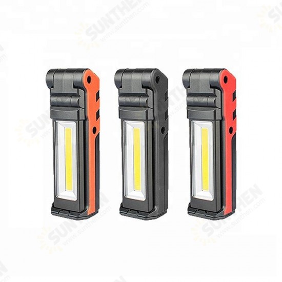 5W+3W+3W USB Rechargeable Portable COB LED Work Camping Light Magnetic Dimming Flashlight