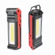 5W+3W+3W USB Rechargeable Portable COB LED Work Camping Light Magnetic Dimming Flashlight