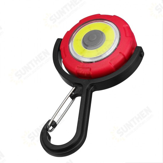 Mini COB Keychain Flashlight Night Light Pocket Portable Emergency Lamp for Outdoor Hiking Camping