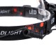 8LED USB Rechargeable Headlamp 6400mAh IPx4 Waterproof Outdoor Headlight 8 Light Modes