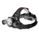 USB Rechargeable Headlamp 6400mAh IP65 Waterproof Outdoor Headlight 4 Light Modes