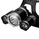 USB Rechargeable Headlamp 6400mAh IP65 Waterproof Outdoor Headlight 4 Light Modes