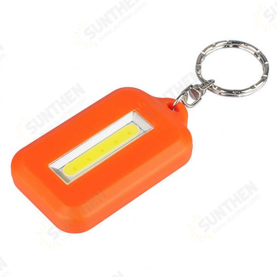 Portable Mini COB LED Keychain Camping Work Light Handy Pocket Flashlight for Outdoor Hiking Fishing