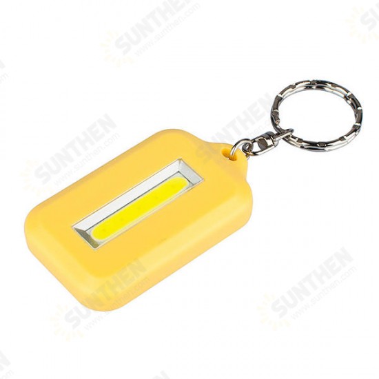 Portable Mini COB LED Keychain Camping Work Light Handy Pocket Flashlight for Outdoor Hiking Fishing