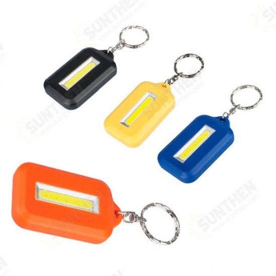 Portable Mini COB LED Keychain Camping Work Light Handy Pocket Flashlight for Outdoor Hiking Fishing