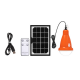 Solar Panel USB Rechargeable Camping Bulb Remote Control Waterproof Outdoor Emergency Light 3 Modes