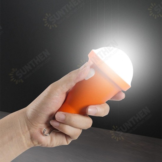 Solar Panel USB Rechargeable Camping Bulb Remote Control Waterproof Outdoor Emergency Light 3 Modes