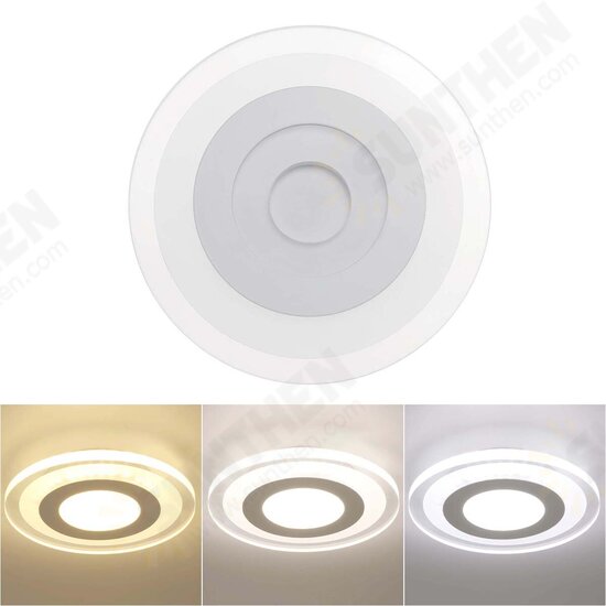 15W Acrylic Modern LED Ceiling Light Home Living Room Bedroom Decor Lamp