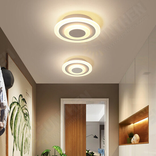 15W Acrylic Modern LED Ceiling Light Home Living Room Bedroom Decor Lamp